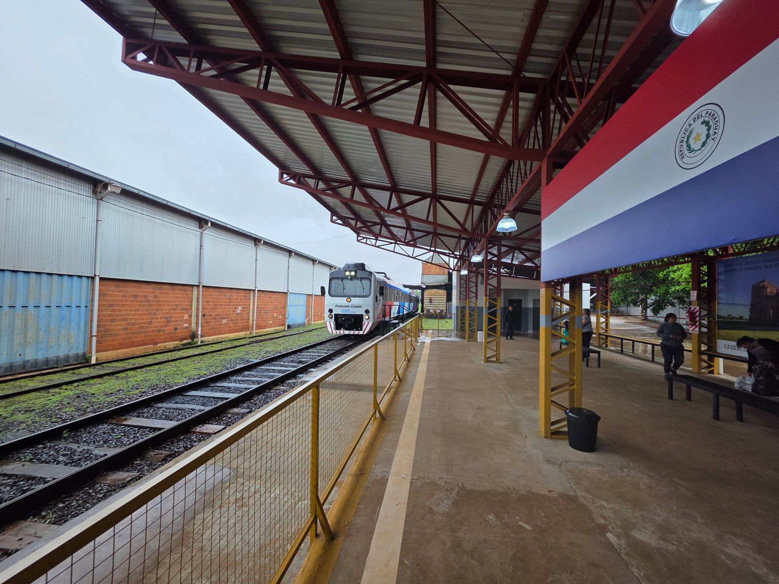 La gare internationale d’Encarnación et son environnement.